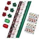 Holiday premium all in one  4 rolls of gifts wrap (30in ×10 ft left)
