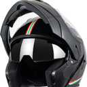 DOT Approved Modular Flip Up Motorcycle Helmet, Dual Visor Full Face Adult  X-Large