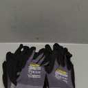 Work Gloves MicroFoam Nitrile Coated-6 Pairs,Seamless Knit Nylon Gloves ,Gray Work Gloves