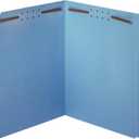 Pendaflex Fastener Folders, 2 Fasteners, Letter Size, Blue, 1/3 Cut Tabs in Left, Right, Center Positions, 50 per Box (22040GW)