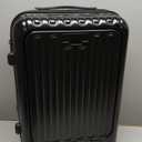 Carry On Luggage 22x14x9 Airline Approved, 20 Inch Hard Shell Carry On Luggage, Suitcase Carry-on Small Siutcase with Wheels (Black, 1PC)