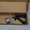 RYANSTAR RACING AN6 Dual-Feed Double Pump Braided Fuel Line with 0-150Psi Vacuum Pressure Gauge Compatible with Holley 4150 Carburetor