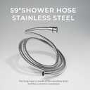 Wide Rain Shower Head With 5 Modes Handheld Showerheads, High Pressure Showerhead Combo with Extension Arm for Bathroom Accessories, Adjustable Shower Head with Anti-Clog Nozzles (Chrome)
