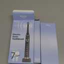 Bymore Electric Toothbrush for Adults, Sonic Rechargeable Toothbrush with 8 Brush Heads, 330-Day Battery, 5 Cleaning Modes & 2-Min Timer, Travel-Friendly Ultra Clean Design – Black