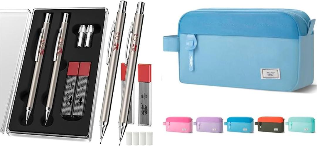 Mr. Pen- Pencil Case and Metal Mechanical Pencils