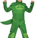 Disguise PJ Masks Gecko Costume for Toddlers, Official PJ Masks Costume Jumpsuit, Large (4-6)