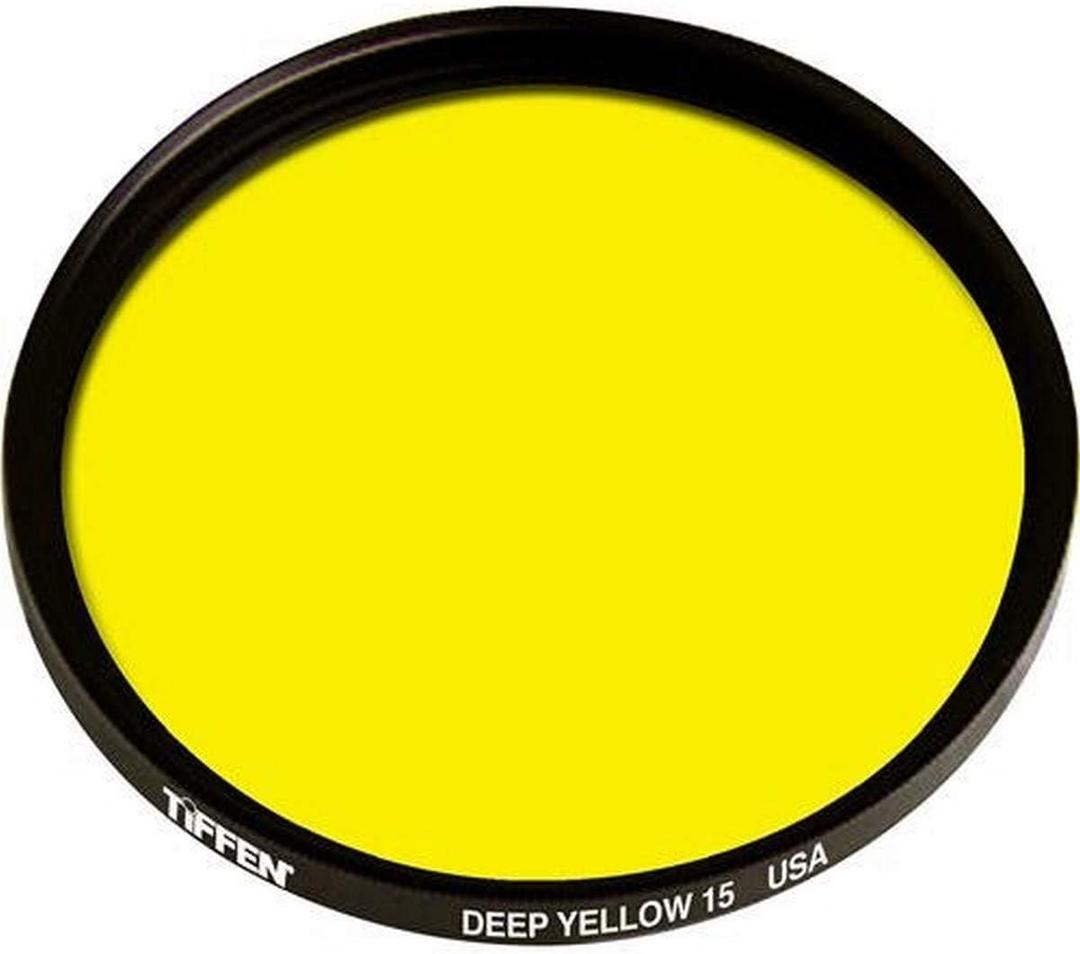 Tiffen 55mm 15 Camera Lens Filter (Yellow)