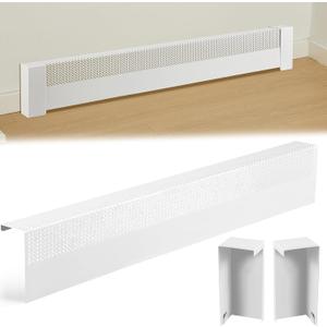 Tandefio 3 FT Baseboard Heater Cover with End Caps
