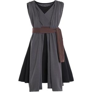 The Force Awakens Adult Rey Costume Chewbacca Rhinestone Costume Princess Leia Costume adults costumes (XX-Large, Brown)