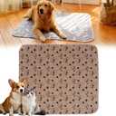 Pee Pads with Pheromones, Elite Pads for Cats, Washable Pee Pads for Dogs, Leak-Proof & Anti-Slip Pet Training Pad for Home & Travel(Brown-B, S: 11.8" 11.8")