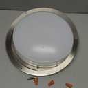 GE LED+ Motion Sensor Fixture, 20W, Flush Mount Ceiling Light with Motion Sensor, Security Light, Soft White (1 Pack)