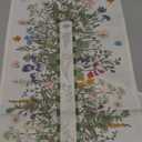 Artoid Mode Vintage Wildflowers Daisy Spring Table Runner,Seasonal Summer Floral Kitchen Dining Table Decoration for Home Party Decor 13x36 Inch (Beige)