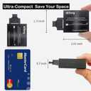 Mini Gigabit Fiber Media Converter RJ45,10/100/1000Base-Tx to 100/1000Base-Fx Dual SC Fiber Single-Mode, Built-in Fiber Module Up to 20km