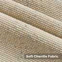 FUTEI Beige Decorative Throw Pillow Covers 20x20 Inch Set of 2,Soft Cozy Chenille Colorful Granular Textured Cushion Case,Modern Home Decor for Couch Bed Living Room