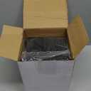 400 Pcs 4 Inch Plastic Appetizer Spoons Tasting Disposable Mini Appetizer Plates Tear Drop Serving Dessert Teardrop Asian Spoon for Party Dessert Dishes Catering(Black)