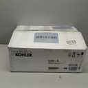 KOHLER 20000-0 Caxton Rectangle Undermount Bathroom Sink with Overflow Drain, 20-1/4" W x 15-11/16" D, White