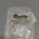 Nutty Toys Squishy Cat Set - 2" Soft Silicone Kawaii Kitties, Top Stress Relief Toy 2026, Unique Kids & Adults Egg Filler Gift Idea, Best Teenage Girl, Teen Boy & Tween Easter Basket Stuffers Present (White/ Grey)