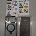 CASEKOO Deep Blue Glossy Designed for iPhone 17 Pro Case with 360 Spin Magnetic Stand [Fit for MagSafe][17FT Military Protection] Slim Polished for iPhone 17 Pro Case with Stand 6.3'', Deep Blue