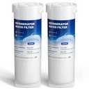 XWF Water Filter Replacement Compatible with GE XWF Water Filter,（Not XWFE), fit for WR17X30702 GBE21,Pack of 2,By YPMQY