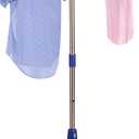 Honey-Can-Do 64-Inch Steel Tripod Clothes Drying Rack, Foldable Collapsible Laundry Stand with 3 Rotatable Arms, Holds 30 Hangers, Space-Saving Indoor Outdoor Air Dry Rack, Blue, 30 lbs