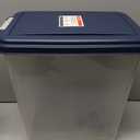 IRIS USA Dog Food Storage Container, Up to 30 lbs, Navy, Made in USA