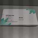 LED Desk Lamp with Clamp, Architect Desk Lamp with Dual Light and Adjustable Swing Arm, Clip-on Eye-Care 4 CCT Modes & 5 Brightness Levels Table Light Modern Computer Lighting for Home Office (Black+Touch)