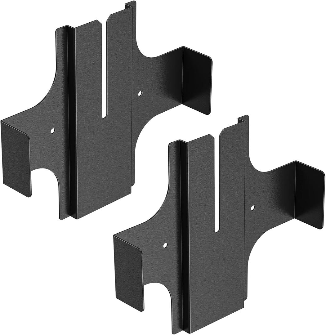 Pair of Slim Wall Mount for Sonos Amp Mount Bracket, Black Steel Mount for Sonos Wireless Amplifier Mounting Bracket