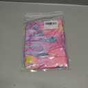 Idgreatim Girls Gymnastic Leotard Ballet Dance Dress Outfit with Removable Skirt Hair Scrunchie Combo 4-11 Years (6-7 Years, Green Pink)