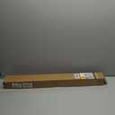 UNISHADES no Drill Cordless Roman Shades for Windows, 32" W 64" H - 100% Blackout - Linen - Mist White