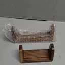 4x6 Picture Frame - 2 Pack, Rustic Wooden Photo Frame with Walnut Wood Base and High Definition Acrylic Glass Covers for Tabletop or Desktop Display (4x6 inch, Horizontal + Vertical)