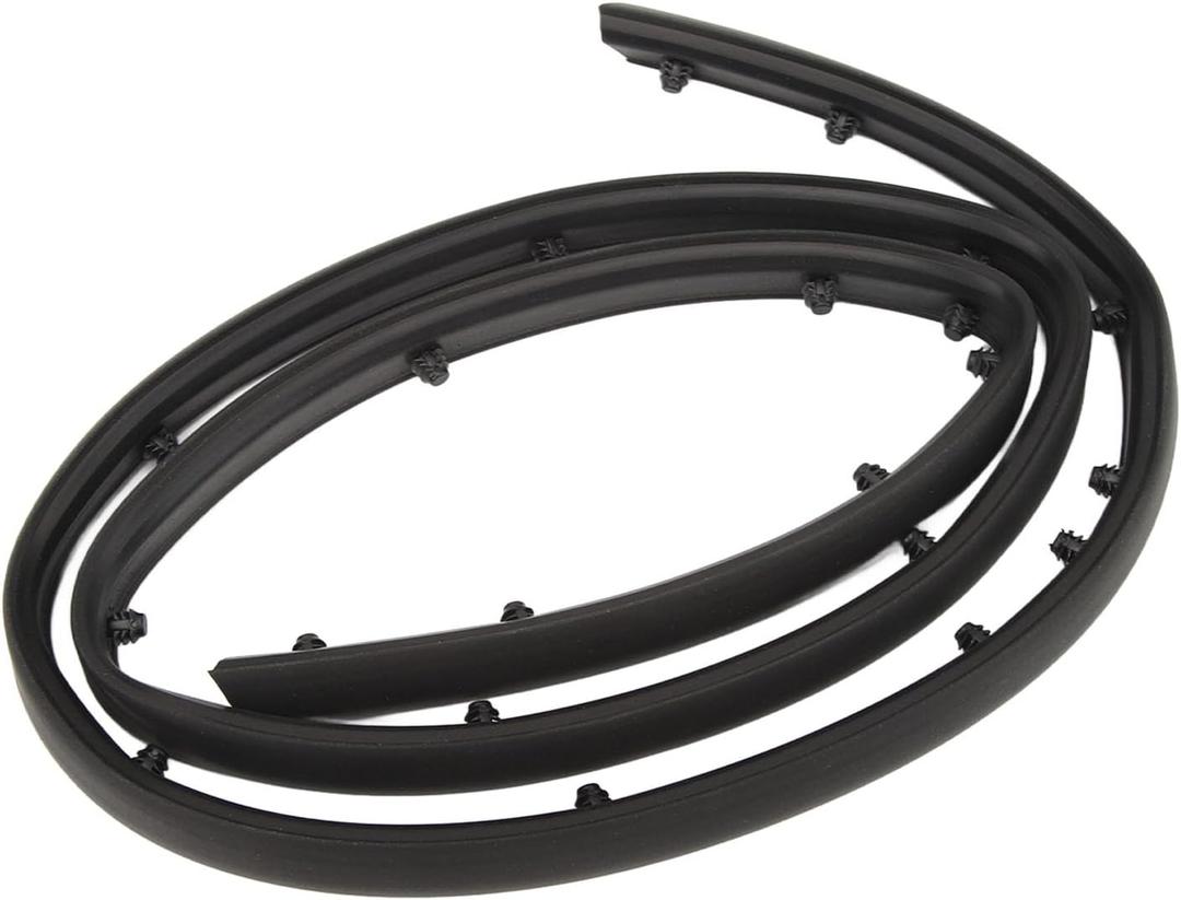 Hood Rubber Seal Strip, 2015-2017 Front Bumper Seal 86362 C1000 Front Grille WearResistant Rubber Strip, Front Bumper Filler Strip