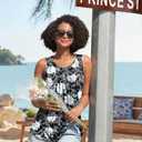 LONGYUAN Women's Tank Tops 2026 Summer Tunics Casual Sleeveless Shirts Ladies Loose Fit Blouses S-4XL (L)
