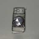 Changjia Magnetic Kickstand Glitter Case for iPhone 17 Pro Max,[Compatible with Magsafe] Cute Bling Sparkly Rhinestones with Camera Protector Makeup Mirror Women Girls Case for iPhone 17 Pro Max,Black