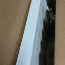 38"W x 14"H Rectangle Surface Mount PVC Gable Vent: Non-Functional, w/ 1-1/2" x 2" Brickmould Frame, 38-in. W x 14-in. H