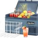 Aeitto 12 Volt Car Refrigerator 20Quart Car Fridge Freezer Electric Cooler Portable Cooler 12V Fridge RV Refrigerator -4-68 Temp Control 12/24V DC & 100-240V AC for Travel, Camping, RV, Road
