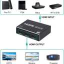 1x3 HDMI Splitter, 1 in 3 Out HDMI Splitter Audio Video Distributor Box Support 3D & 4K x 2K Compatible for HDTV, STB, DVD, PS3, Projector Etc.