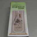 MYPIN Mosquito Net Door for Cats, 91 x 208 cm, Pet Resistant, with Zip for Living Room, Bedroom, Kitchen, Terrace