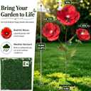 6.4FT Giant Flowers with Stand, Large Artificial Flowers for Decoration