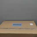 HOMCOM Rolling Kitchen Island Cart with 47" Stainless Steel Top, Portable Island Table for Kitchen with Wheels, Adjustable Shelves, 2 Drawers, Spice, Knife and Towel Rack, Black