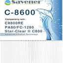 Pool Filter Compatible with CX800RE, C-8600, Star-Clear II C800, PA80, FC-1280, 75sq.ft, 1 Pack