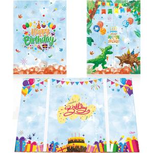 WERNNSAI Happy Birthday Guest Book - Dinosaur Birthday Party Supplies 12" x 18" Dino Birthday Guest Book Alternative Happy Birthday Signature Book for Kids Boys Birthday Party Decorations