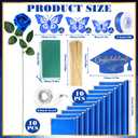 Gilprop 127 Pcs Graduation Gifts Money Flower Bouquet Class of 2026 Money Gift Ideas for Women Girl Boy Him Daughter Son DIY Bouquets Filled with Folded Bills for College Middle High School(Blue)