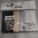 Amazon Essentials Women's Breathable Cotton Bikini Brief Underwear with Full Coverage, Pack of 6, Black/ Grey Heather/ Light Pink/ White, Small