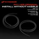 A-Premium 2PCS Rear Car Door Weather Stripping Seal Strips