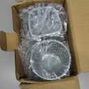 Rotary Cheese Grater Shredder with Handle Handheld Round Mandoline Vegetable Slicer Carrot Shredder Nut Grinder with 3 Replaceable Stainless Steel Drum Blades and Upgrade Strong Suction, Grey/Cyan