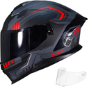Motorcycle Helmets,Dual Visor Flip up Modular Full Face Helmet(XL) | JR-815 DOT Approved Motorbike Helmet for Adult Women Men with 2 Visors,Storage Bag,Washable Liner,ABS Shell,Glasses Friendly