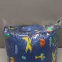 ACRABROS Toddler Nap Mat with Pillow and Blanket, Large Rolled Napping Mats,Slumber Bags for Boys Girls,Kids Sleeping Bag for Daycare, Preschool Travel (Dinosaur)