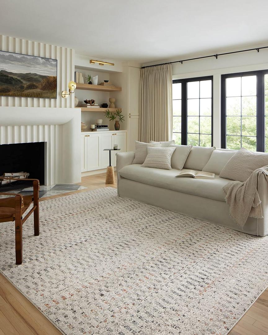 Loloi Kamala Collection KAM-05 Grey/Multi 5'-3" x 7'-9" Area Rug