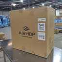 AIRHOP 0.56in Thick 96 Sq Ft Exercise Equipment Mats, 24 Tiles Upgraded Rubber Top with High Density EVA Foam, Large Interlocking Puzzle Gym Flooring for Home Gym, Heavy Weight Workout, 24 x 24in (Black/White)