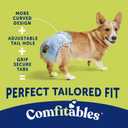 Hartz Comfitables Disposable Dog Diapers, Size XXS 42 count, Comfortable & Secure Fit, Easy to Put On, Super Absorbent Male and Female Diaper